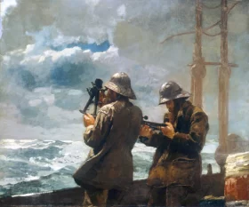 Eight Bells 1886 by Winslow Homer Eight Bells 1886 by Winslow Homer
