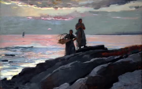 Saco Bay 1896 by Winslow Homer Saco Bay 1896 by Winslow Homer