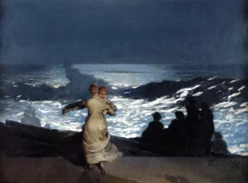 Summer Night, 1890 by Winslow Homer Summer Night, 1890 by Winslow Homer