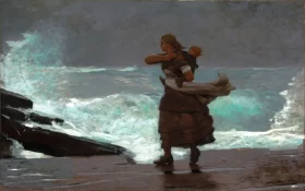 The Gale by Winslow Homer