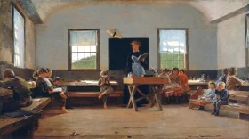 The Country School 1871 by Winslow Homer The Country School 1871 by Winslow Homer