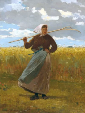 The return of the Gleaner 1867 by Winslow Homer
