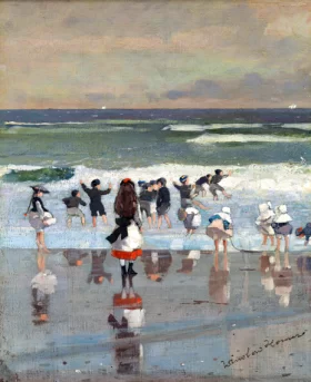 Beach scene 1869 by Winslow Homer Beach scene 1869 by Winslow Homer