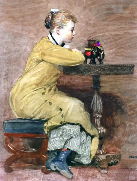 Woman and Elephant, 1877 by Winslow Homer