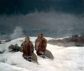 Below Zero 1894 by Winslow Homer Below Zero 1894 by Winslow Homer