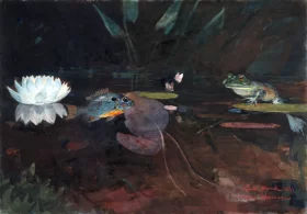 Mink Pond, 1891 by Winslow Homer Mink Pond, 1891 by Winslow Homer