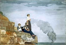 Fisherman's Family (The Lookout), 1881 by Winslow Homer Fisherman's Family (The Lookout), 1881 by Winslow Homer