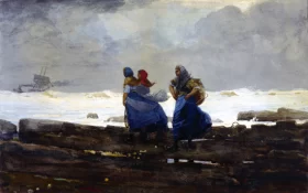 Fishwives, 1883 by Winslow Homer Fishwives, 1883 by Winslow Homer