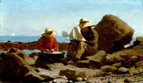 The Boat Builders 1873 by Winslow Homer The Boat Builders 1873 by Winslow Homer