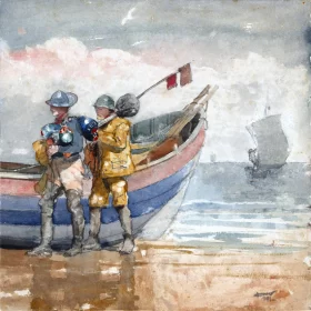 The Return, Tynemouth 1881 by Winslow Homer The Return, Tynemouth 1881 by Winslow Homer