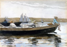 Boys in a Dory 1873 by Winslow Homer Boys in a Dory 1873 by Winslow Homer
