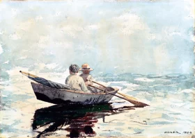 Rowboat 1880 by Winslow Homer Rowboat 1880 by Winslow Homer