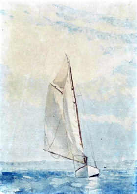 The Sloop "Kulinda" 1880 by Winslow Homer The Sloop "Kulinda" 1880 by Winslow Homer