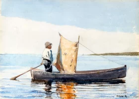 Boy in a Dory 1881 by Winslow Homer Boy in a Dory 1881 by Winslow Homer