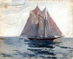 Gloucester Schooner 1880 by Winslow Homer Gloucester Schooner 1880 by Winslow Homer
