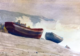 Storm on the English Coast, 1883 by Winslow Homer Storm on the English Coast, 1883 by Winslow Homer
