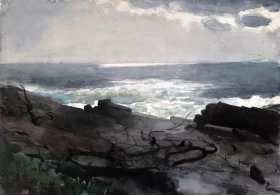 Sunshine and Shadow, Prout’s Neck 1894 by Winslow Homer Sunshine and Shadow, Prout’s Neck 1894 by Winslow Homer