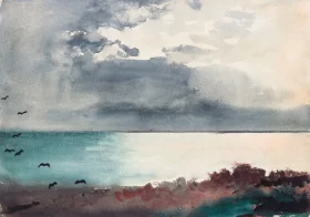 Breaking Storm, Coast of Maine 1894 by Winslow Homer Breaking Storm, Coast of Maine 1894 by Winslow Homer