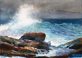 Incoming Tide, Scarboro, Maine, 1883 by Winslow Homer Incoming Tide, Scarboro, Maine, 1883 by Winslow Homer