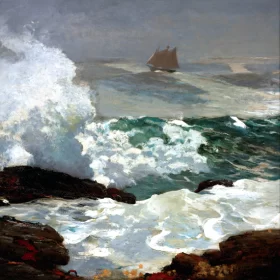 On a Lee Shore 1900 by Winslow Homer