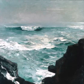 Cannon Rock 1895 by Winslow Homer