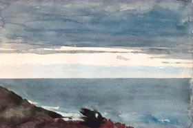 Prout’s Neck, Evening 1894 by Winslow Homer Prout’s Neck, Evening 1894 by Winslow Homer