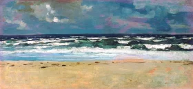 Sandy Beach with Breakers by Winslow Homer Sandy Beach with Breakers by Winslow Homer