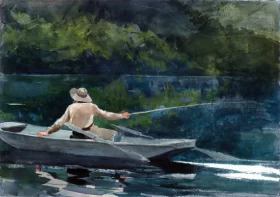 Casting, Number Two 1894 by Winslow Homer