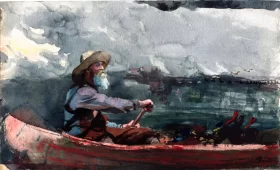 Adirondacks Guide 1892 by Winslow Homer