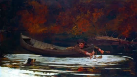Hound and Hunter, 1892 by Winslow Homer