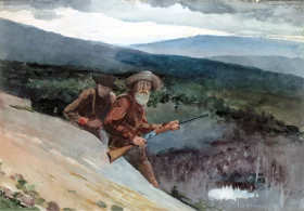 Bear Hunting, Prospect Rock, 1892 by Winslow Homer