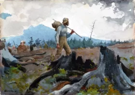The Guide and Woodsman, 1889 by Winslow Homer The Guide and Woodsman, 1889 by Winslow Homer