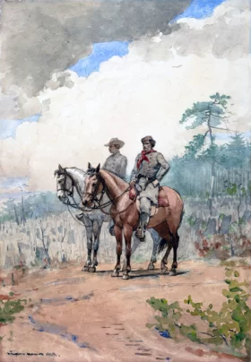 Two Scouts, 1887 by Winslow Homer Two Scouts, 1887 by Winslow Homer