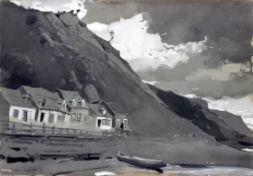 Wolfe's Cove, Quebec 1895 by Winslow Homer Wolfe's Cove, Quebec 1895 by Winslow Homer