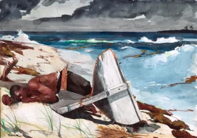 After the Hurricane, Bahamas 1899 by Winslow Homer