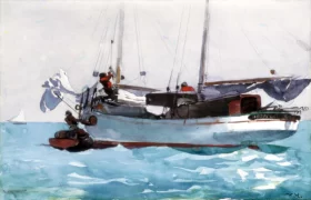 Taking on Wet Provisions by Winslow Homer Taking on Wet Provisions by Winslow Homer
