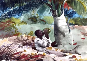 Under the Coco Palm, 1898 by Winslow Homer