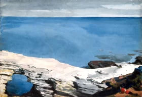 Natural Bridge, Bermuda 1901 by Winslow Homer Natural Bridge, Bermuda 1901 by Winslow Homer