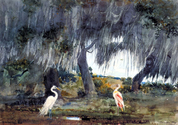 At Tampa, 1886 by Winslow Homer, oil painting reproduction on canvas At Tampa, 1886 by Winslow Homer