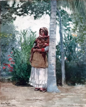 Under a Palm Tree, 1886 by Winslow Homer Under a Palm Tree, 1886 by Winslow Homer