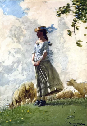 Fresh Air 1878 by Winslow Homer Fresh Air 1878 by Winslow Homer