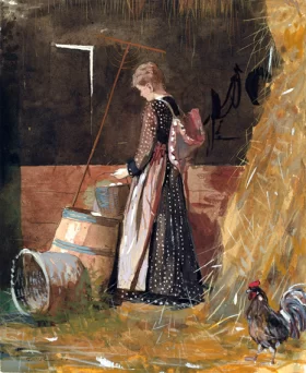 Fresh Eggs, 1874 by Winslow Homer Fresh Eggs, 1874 by Winslow Homer