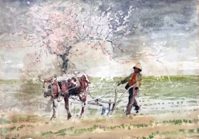 Blossom Time in Virginia by Winslow Homer Blossom Time in Virginia by Winslow Homer