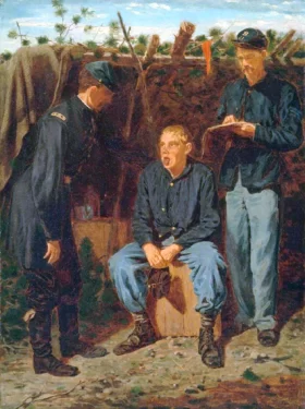 Playing Old Soldier, 1863 by Winslow Homer