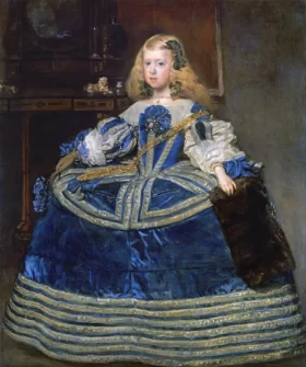 Infanta Margarita Teresa in a Blue Dress 1659 by Diego Velazquez Infanta Margarita Teresa in a Blue Dress 1659 by Diego Velazquez