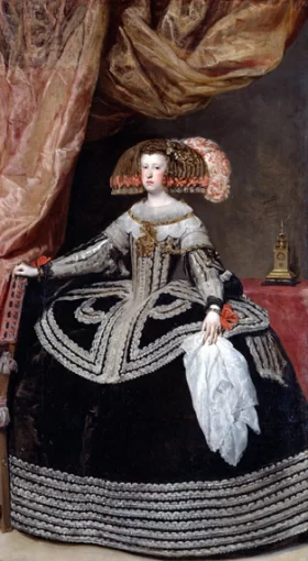 Portrait of Mariana of Austria by Diego Velazquez