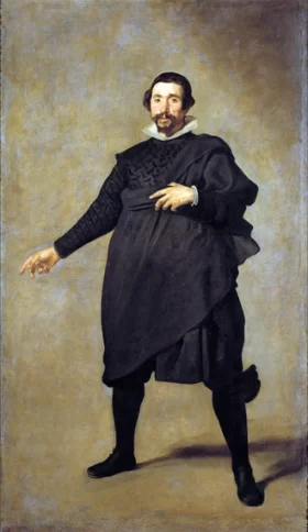 Portrait of Pablo De Valladolid by Diego Velazquez