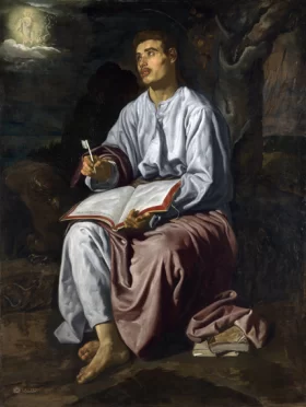 St John the Evangelist at Patmos by Diego Velazquez