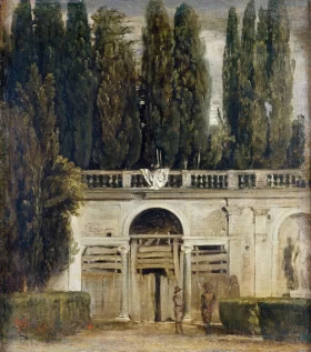 View of the Gardens of the Villa Medici, Rome 1630 by Diego Velazquez View of the Gardens of the Villa Medici, Rome 1630 by Diego Velazquez