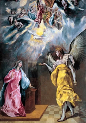 The Annunciation 1614 by El Greco